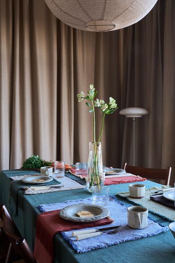 TABLECLOTH VERTICAL DUCK GREEN