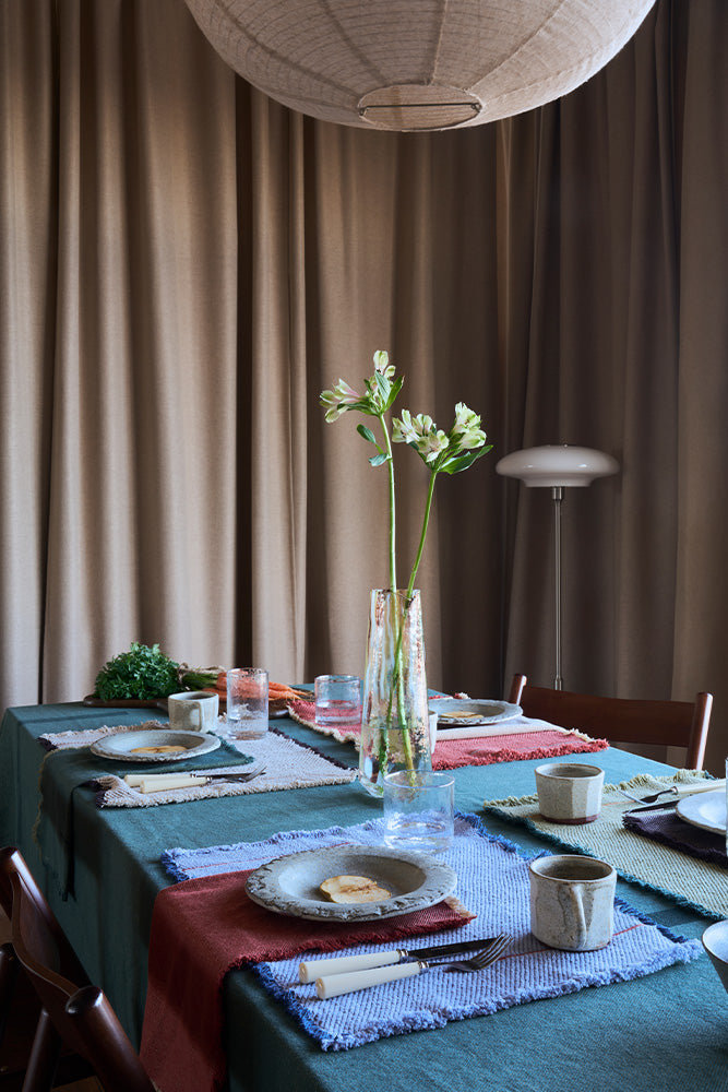 TABLECLOTH VERTICAL DUCK GREEN