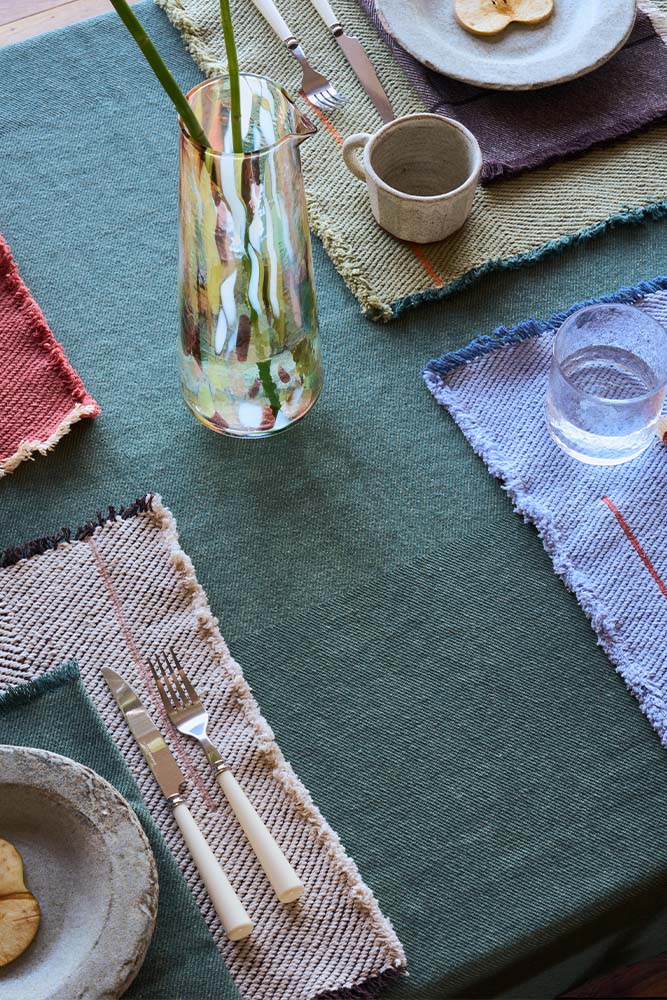 TABLECLOTH VERTICAL DUCK GREEN