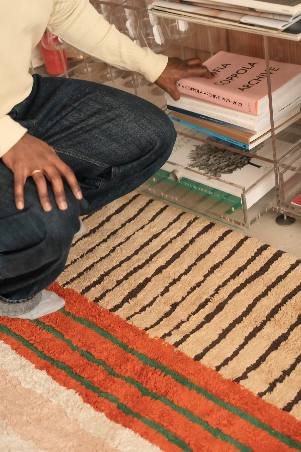 WASHABLE RUG COLOR ON CLAY  