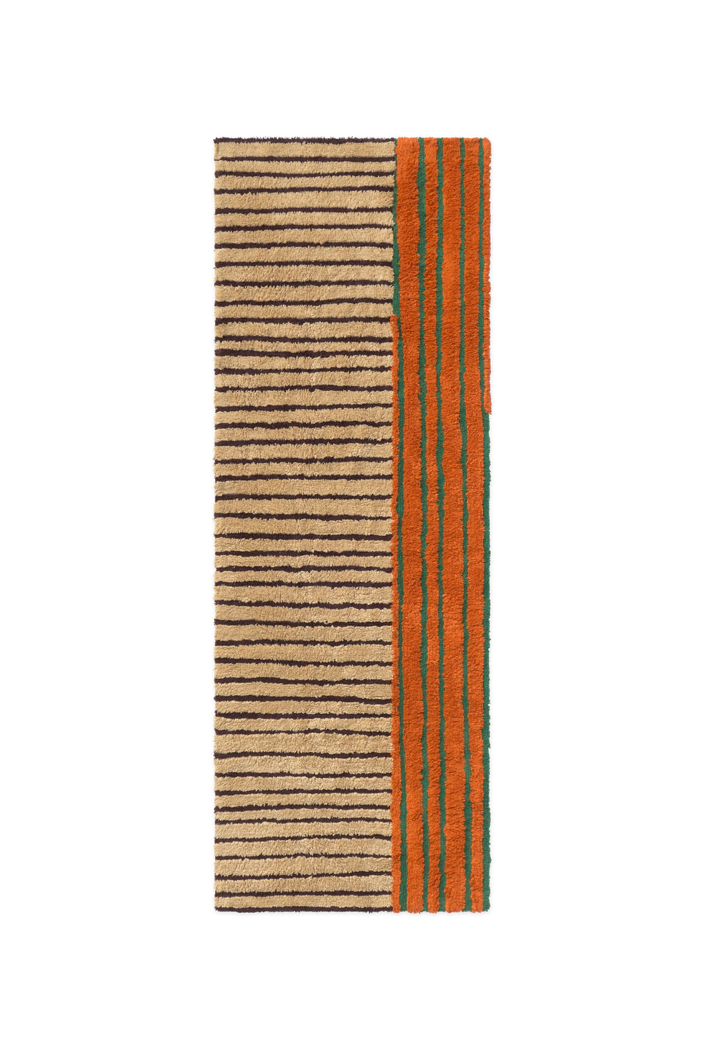 WASHABLE RUNNER RUG COLOR ON CLAY