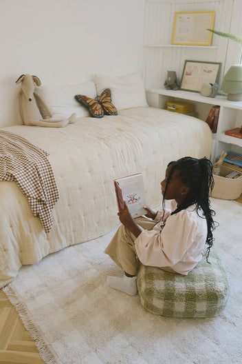 WASHABLE RUG VICHY IVORY 