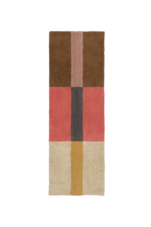 Wool Runner Rug Chroma Spiced Coral