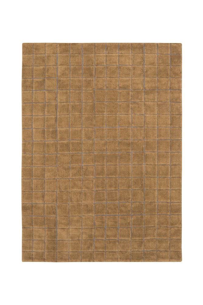 WOOL AREA RUG MOSAIC OCHRE