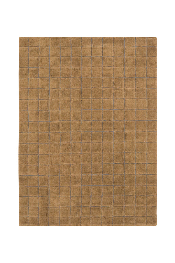 WOOL AREA RUG MOSAIC OCHRE