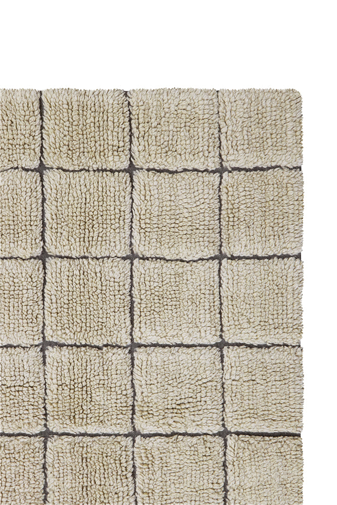 WOOL RUNNER RUG MOSAIC SANDSTONE