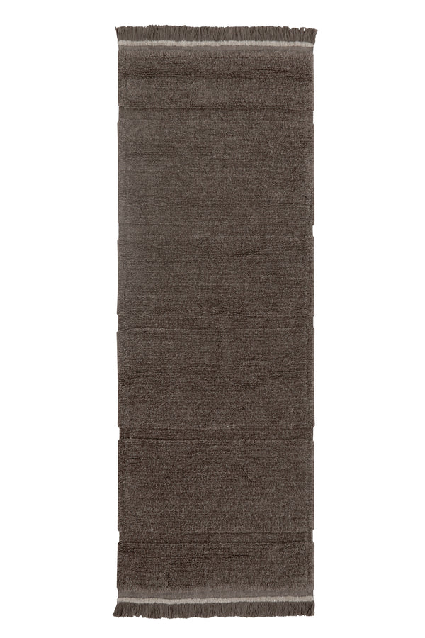 WOOLABLE RUNNER RUG STEPPE - SHEEP BROWN
