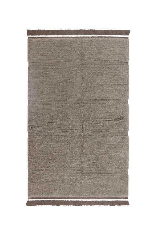WOOL AREA RUG STEPPE GREY