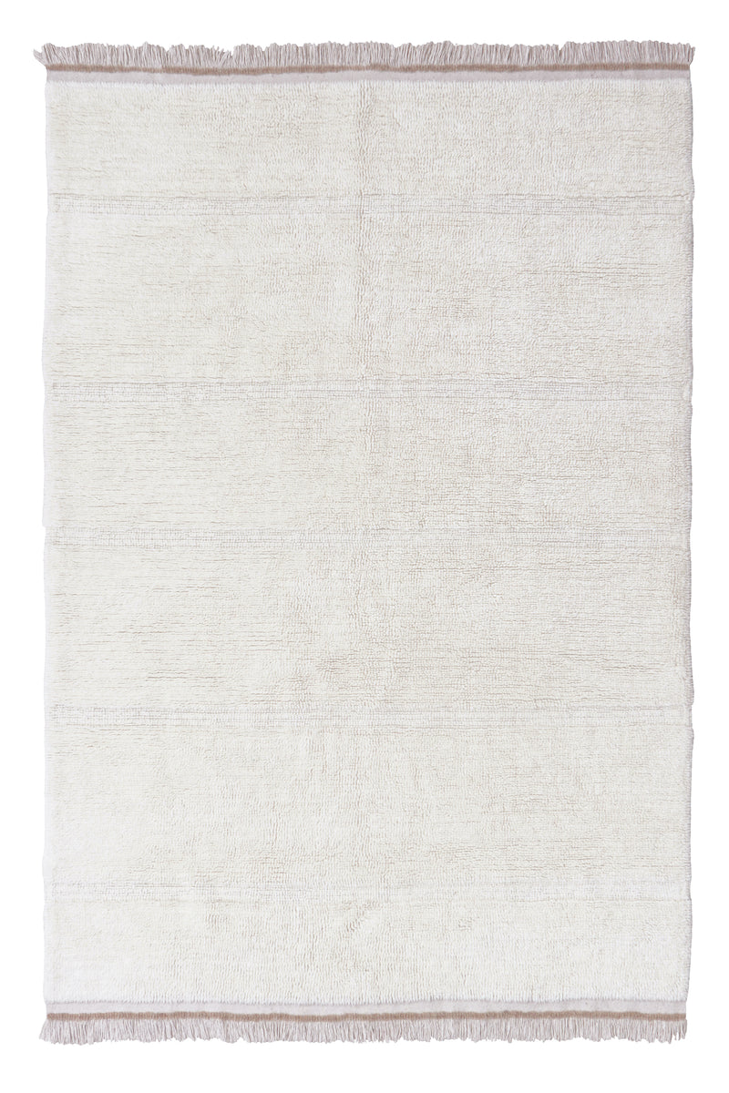 WOOLABLE AREA RUG STEPPE WHITE