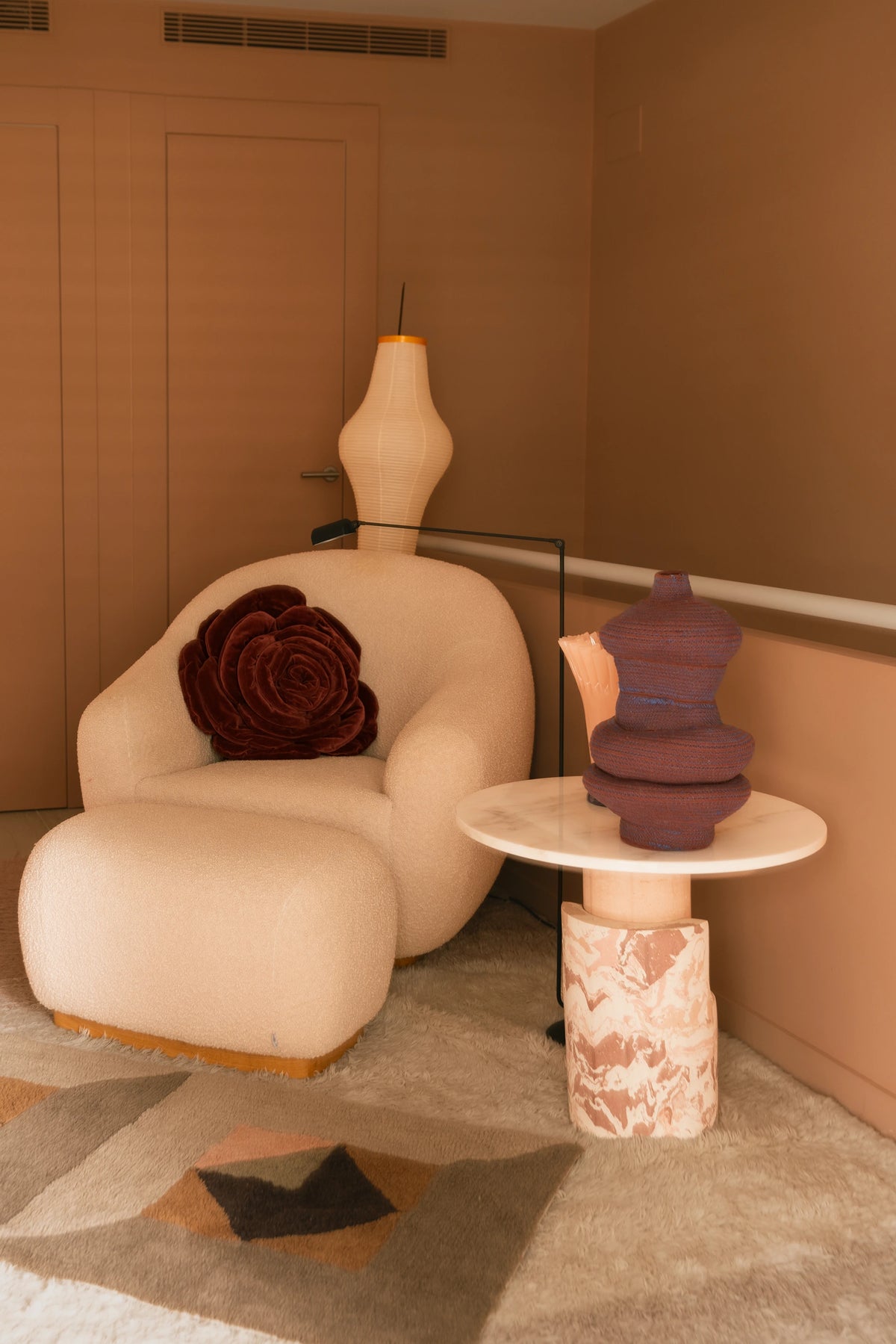 WOOL RUG TESSERA KHAKI SMALL