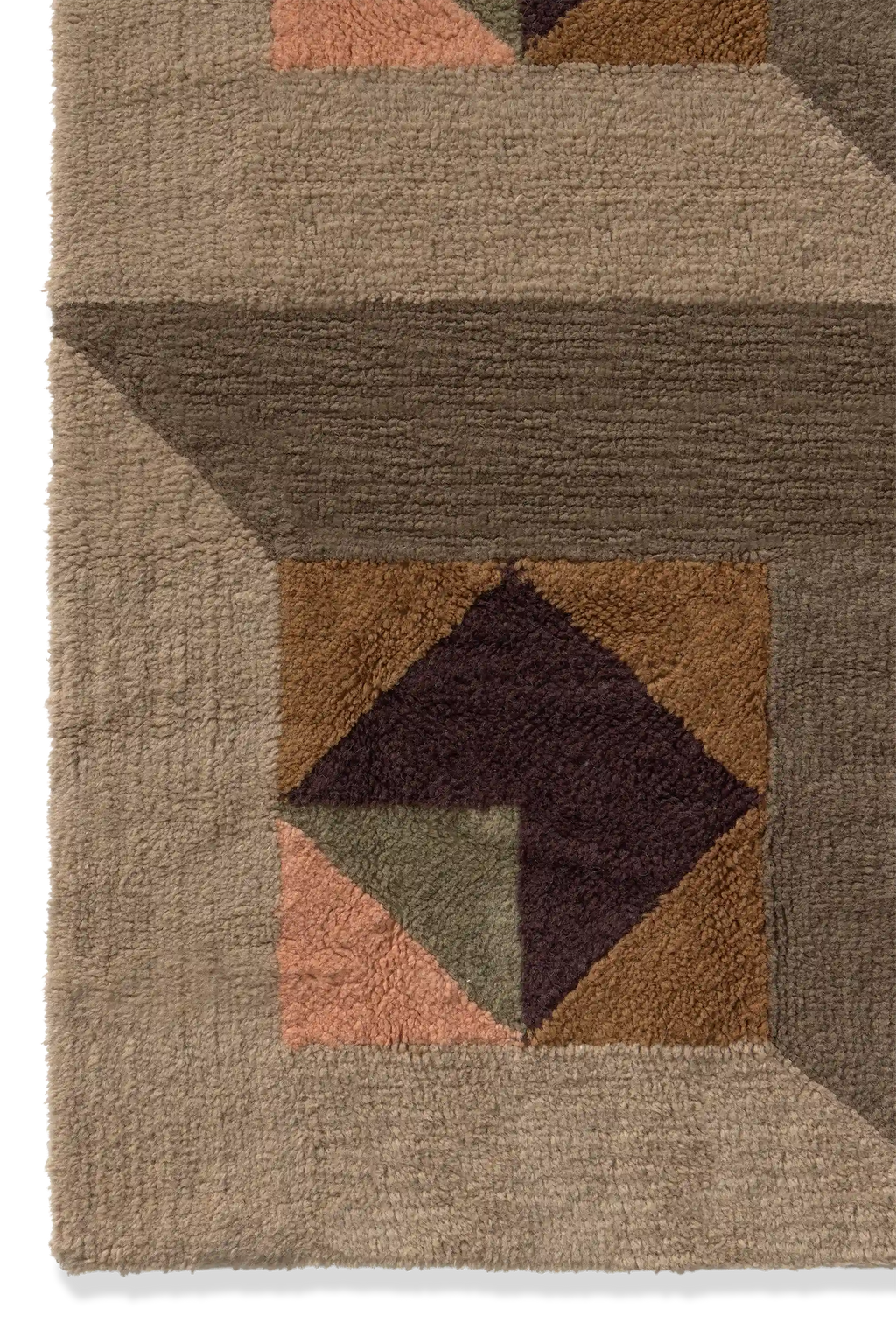 WOOL RUG TESSERA KHAKI SMALL