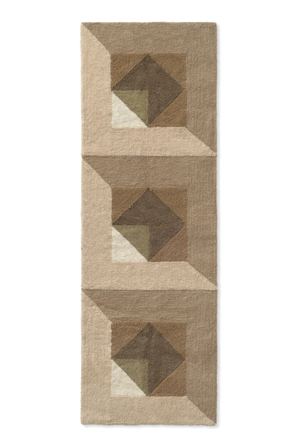 WOOL RUNNER RUG TESSERA NATURAL