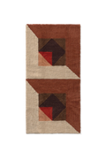 WOOL RUG TESSERA RED SMALL