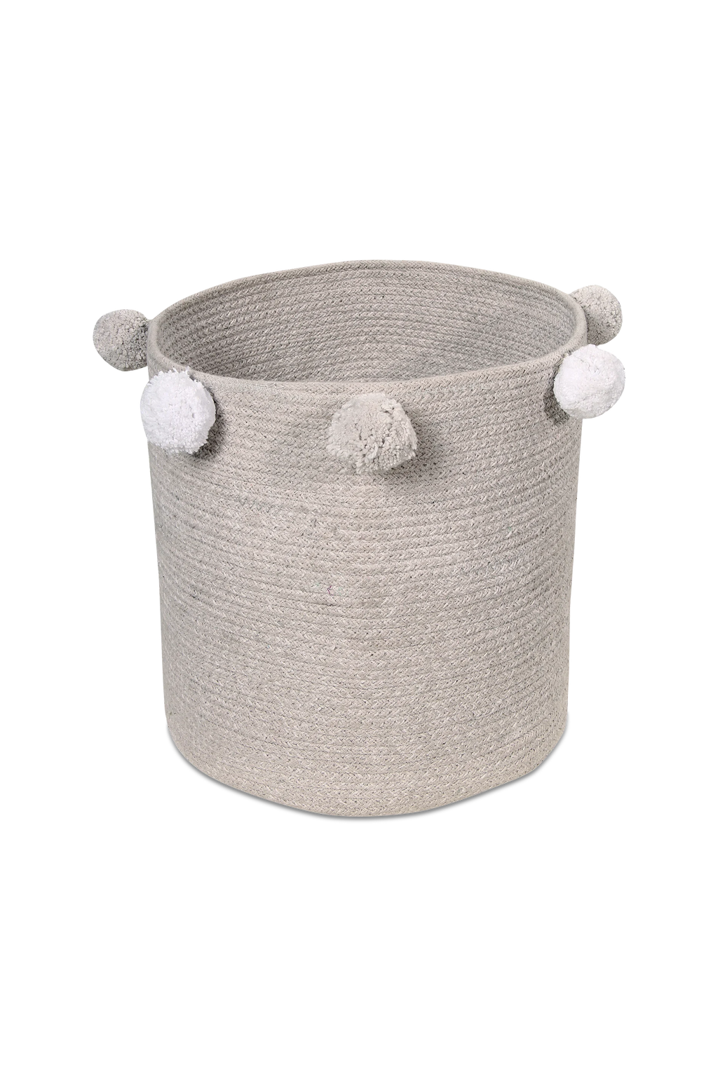 STORAGE BABY BASKET BUBBLY GREY
