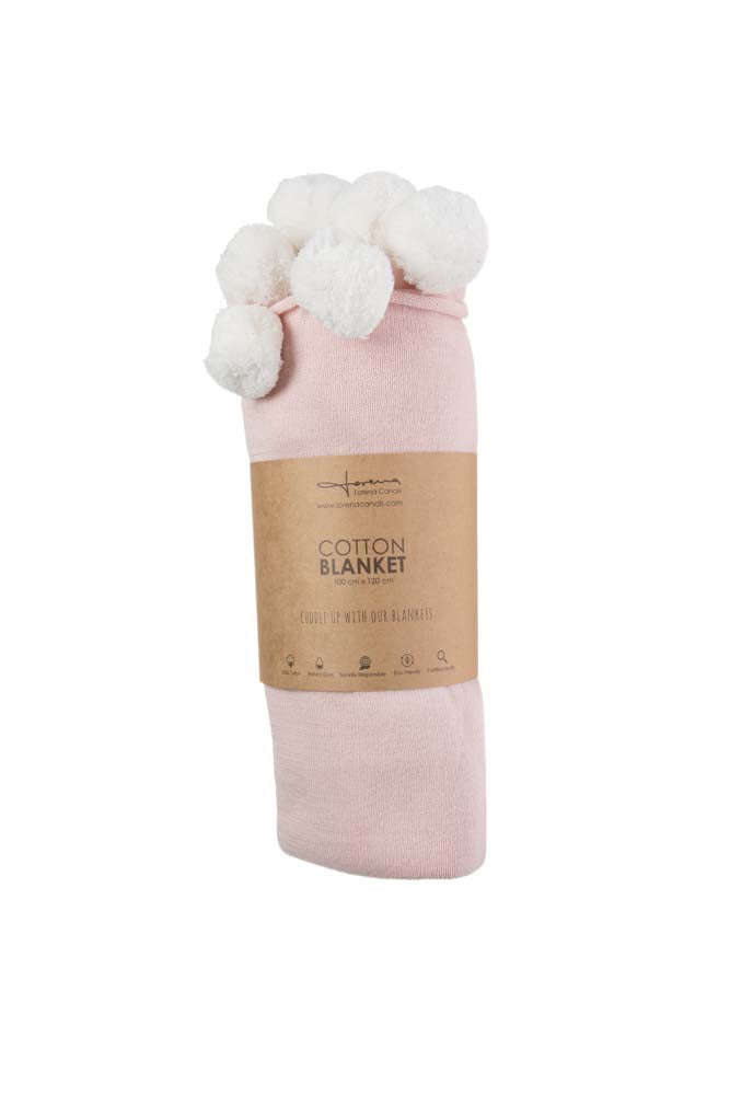 BABY BLANKET BUBBLY SOFT PINK-Throw Blanket-Lorena Canals-3