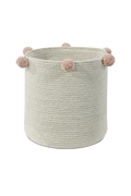 STORAGE BASKET BUBBLY NATURAL - NUDE