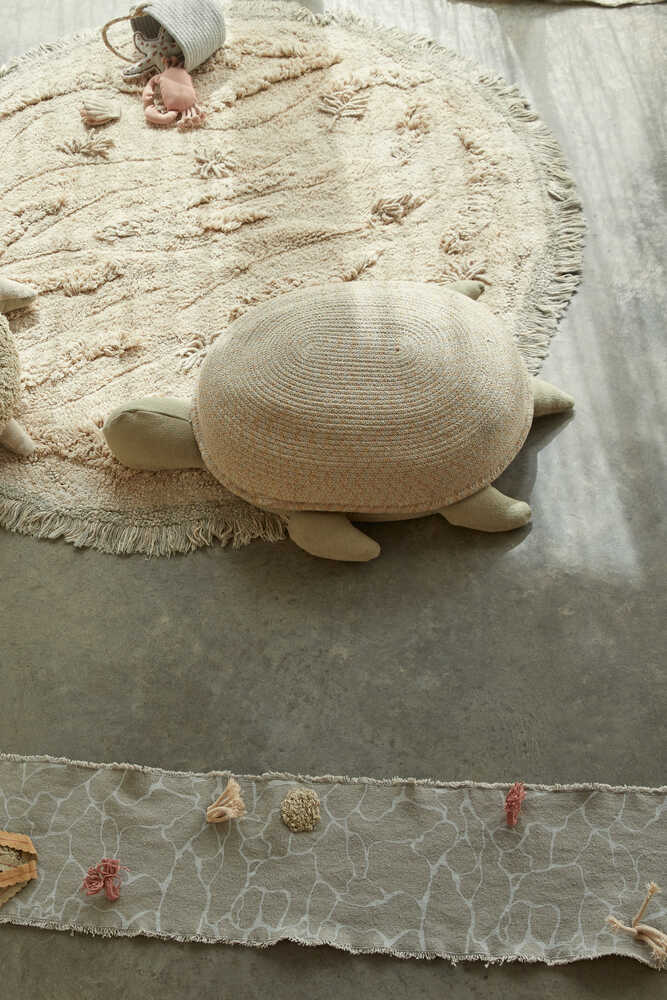 【♡ 】OMMO SHEER LAYERED TURTLE KT Storage Basket Mama Turtle – Lorena Canals | Official Website