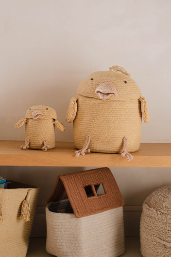 BASKET MINI CHARLIE THE CHICKEN-Green Toys-By Lorena Canals-2
