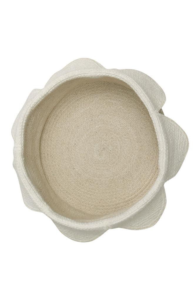 BASKET PETALS IVORY - NATURAL-Basket-Lorena Canals-5