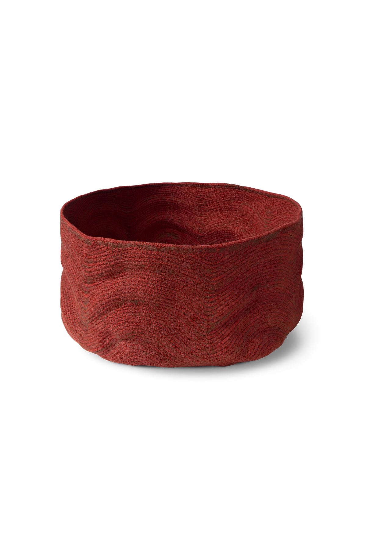 BASKET STONEWASHED WIDE RED