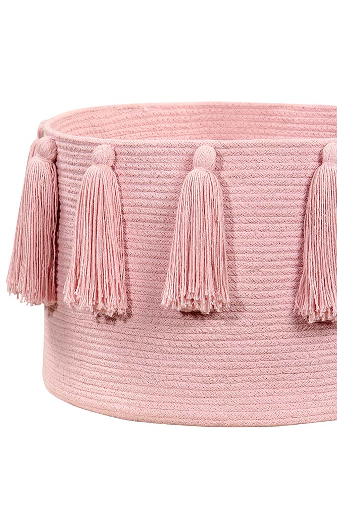 BASKET TASSELS PINK-Basket-Lorena Canals-4