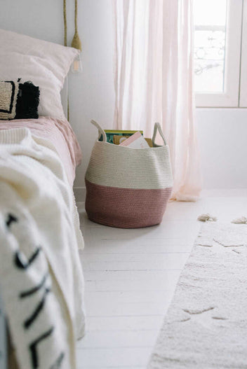 BASKET ZOCO ASH ROSE - NATURAL-Basket-Lorena Canals-2