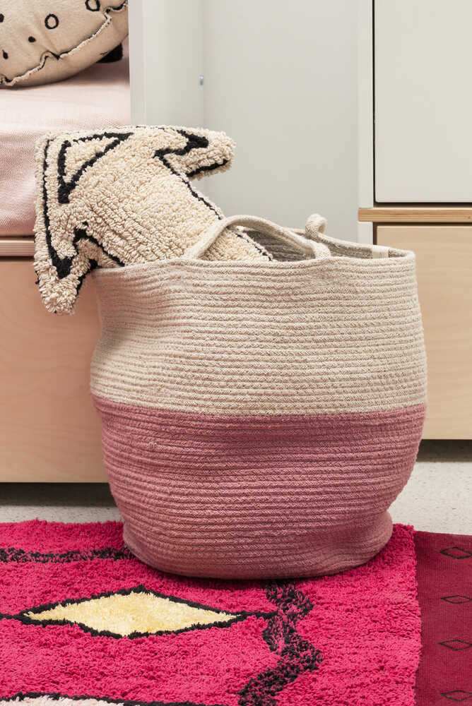 BASKET ZOCO ASH ROSE - NATURAL-Basket-Lorena Canals-3