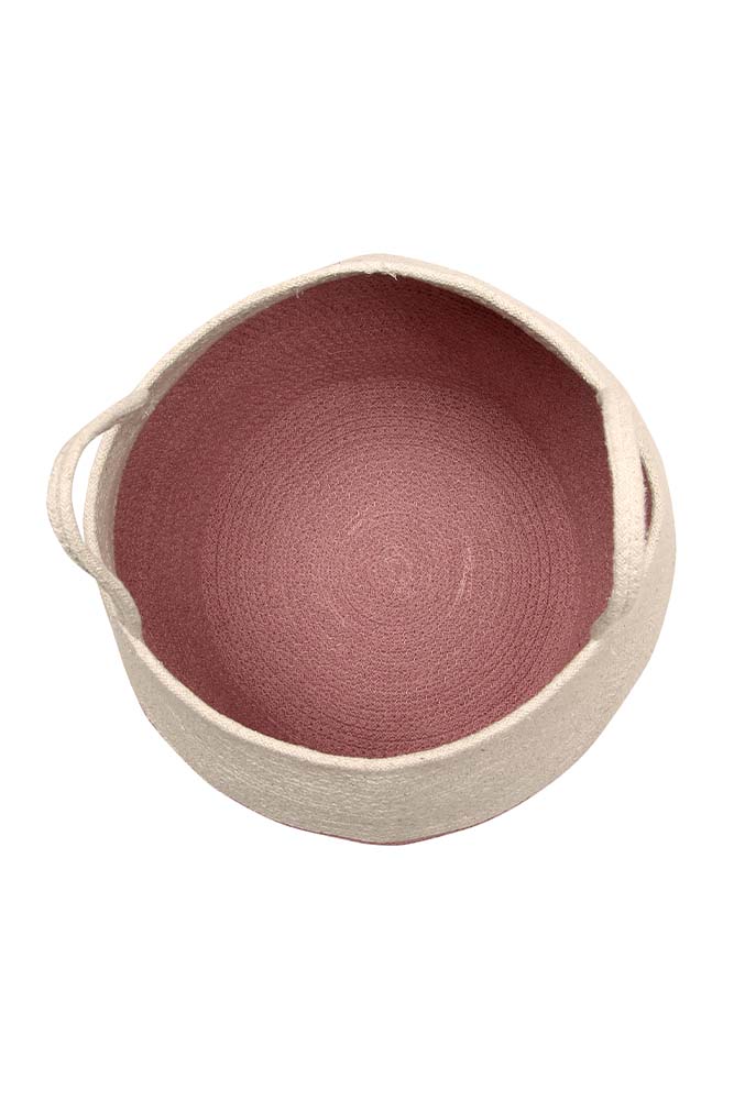 BASKET ZOCO ASH ROSE - NATURAL-Basket-Lorena Canals-4