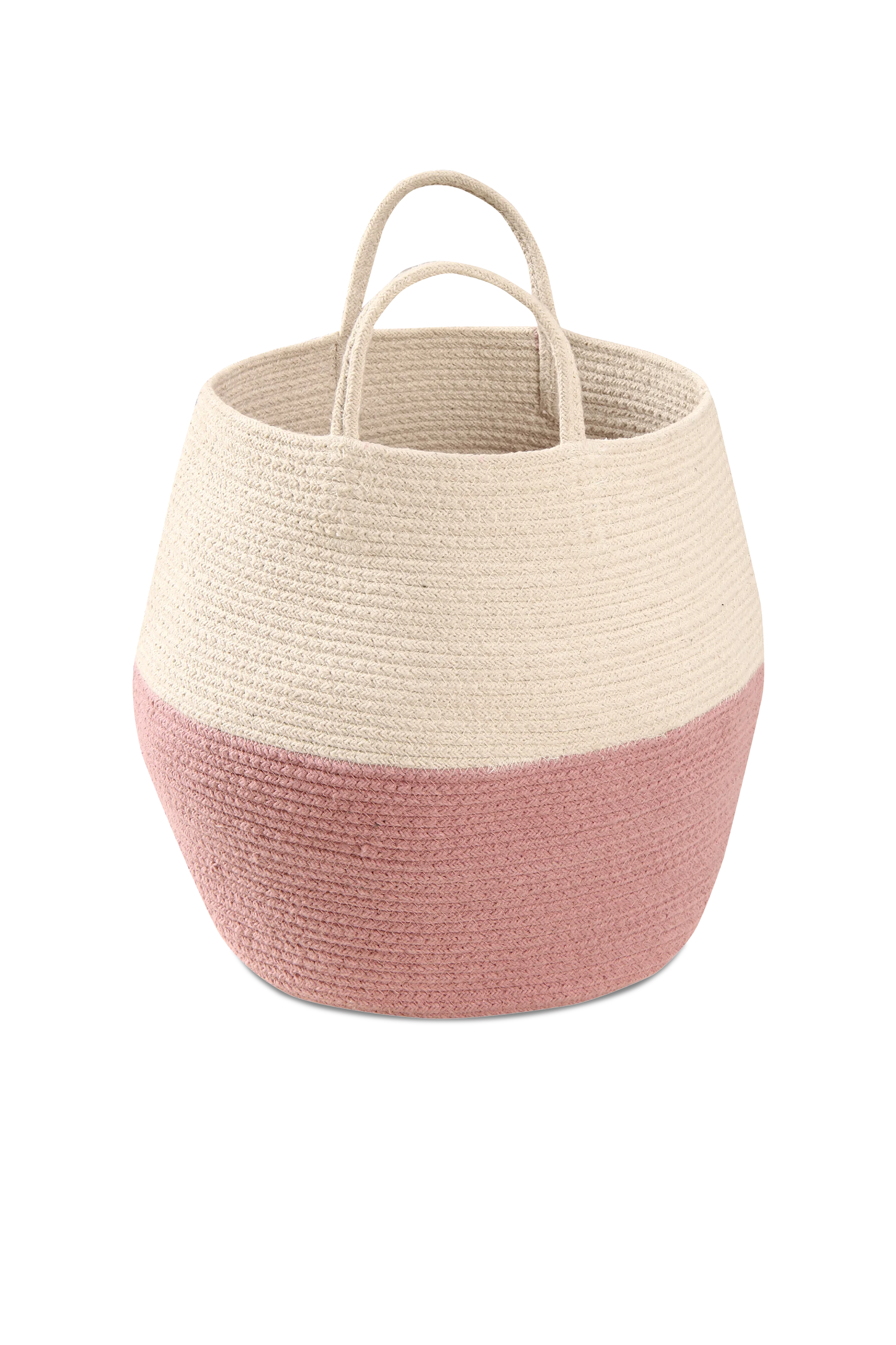 STORAGE BASKET ZOCO ASH ROSE