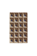 BATHROOM COTTON RUG TESSERA BROWN