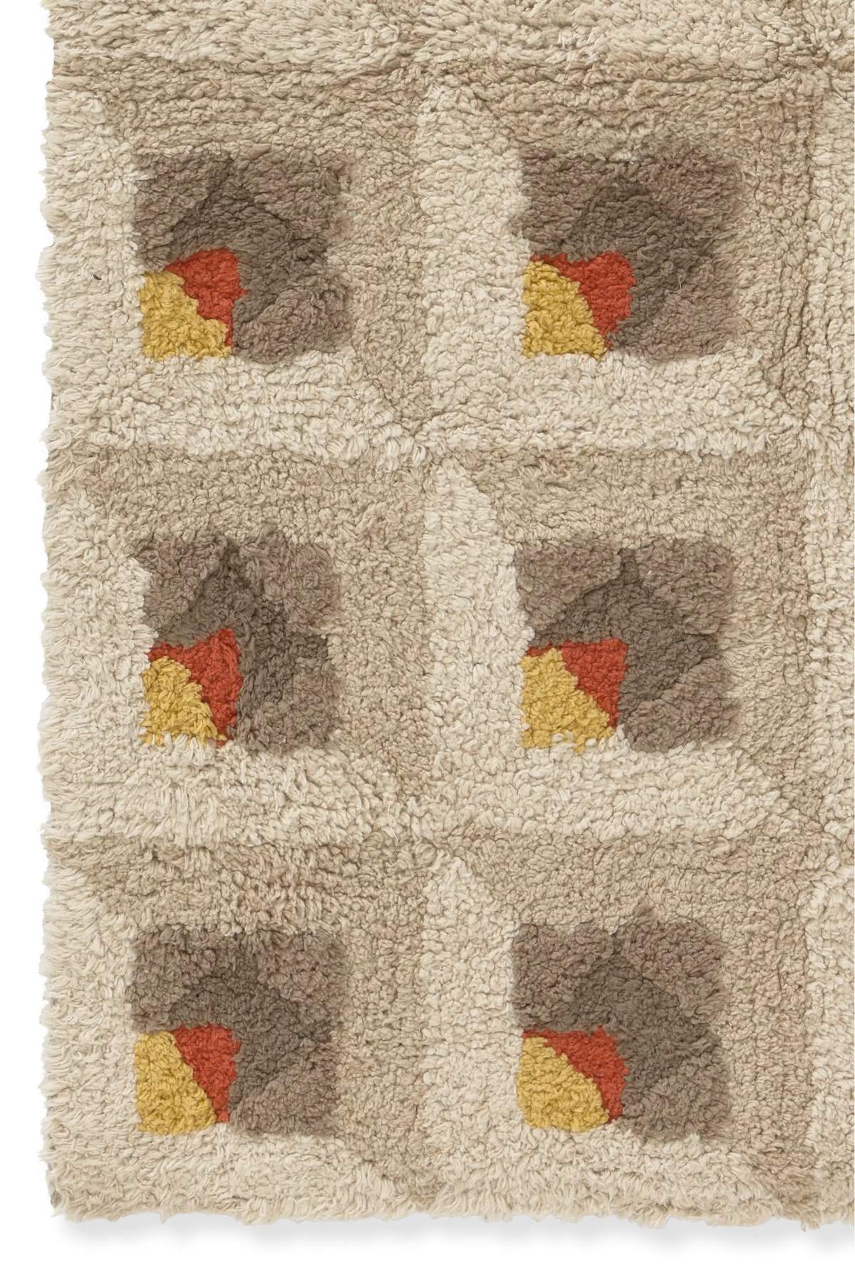 BATHROOM COTTON RUG TESSERA NATURAL