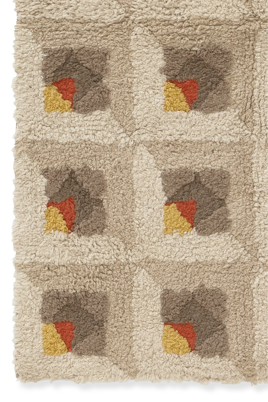 BATHROOM COTTON RUG TESSERA NATURAL