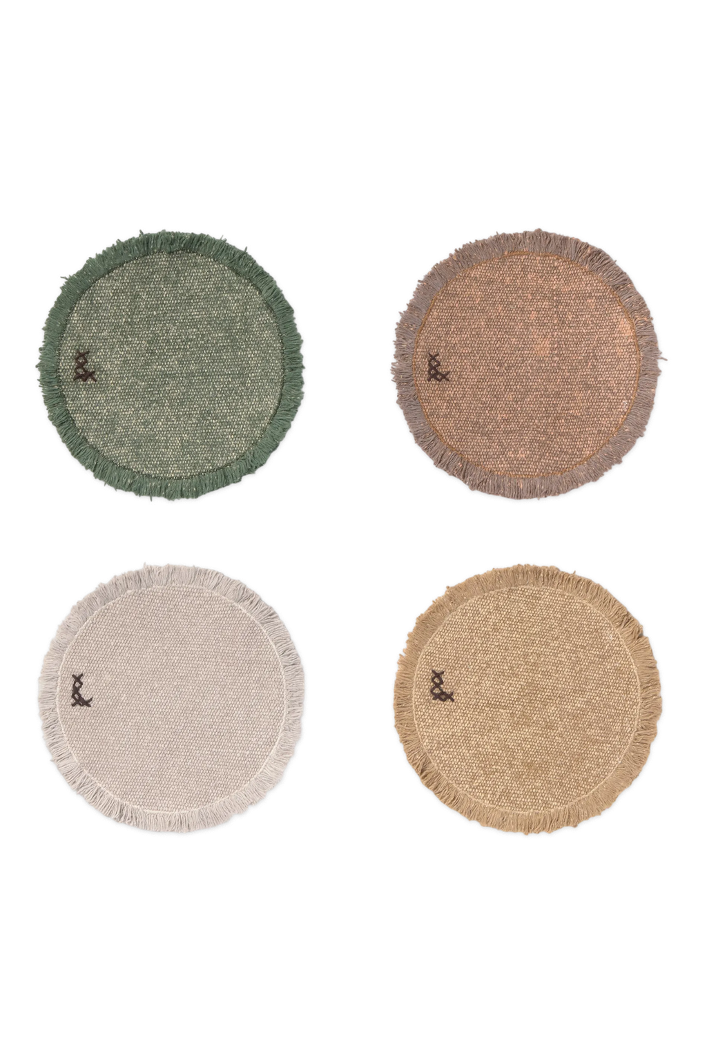 STONEWASHED COASTERS (SET OF 8)