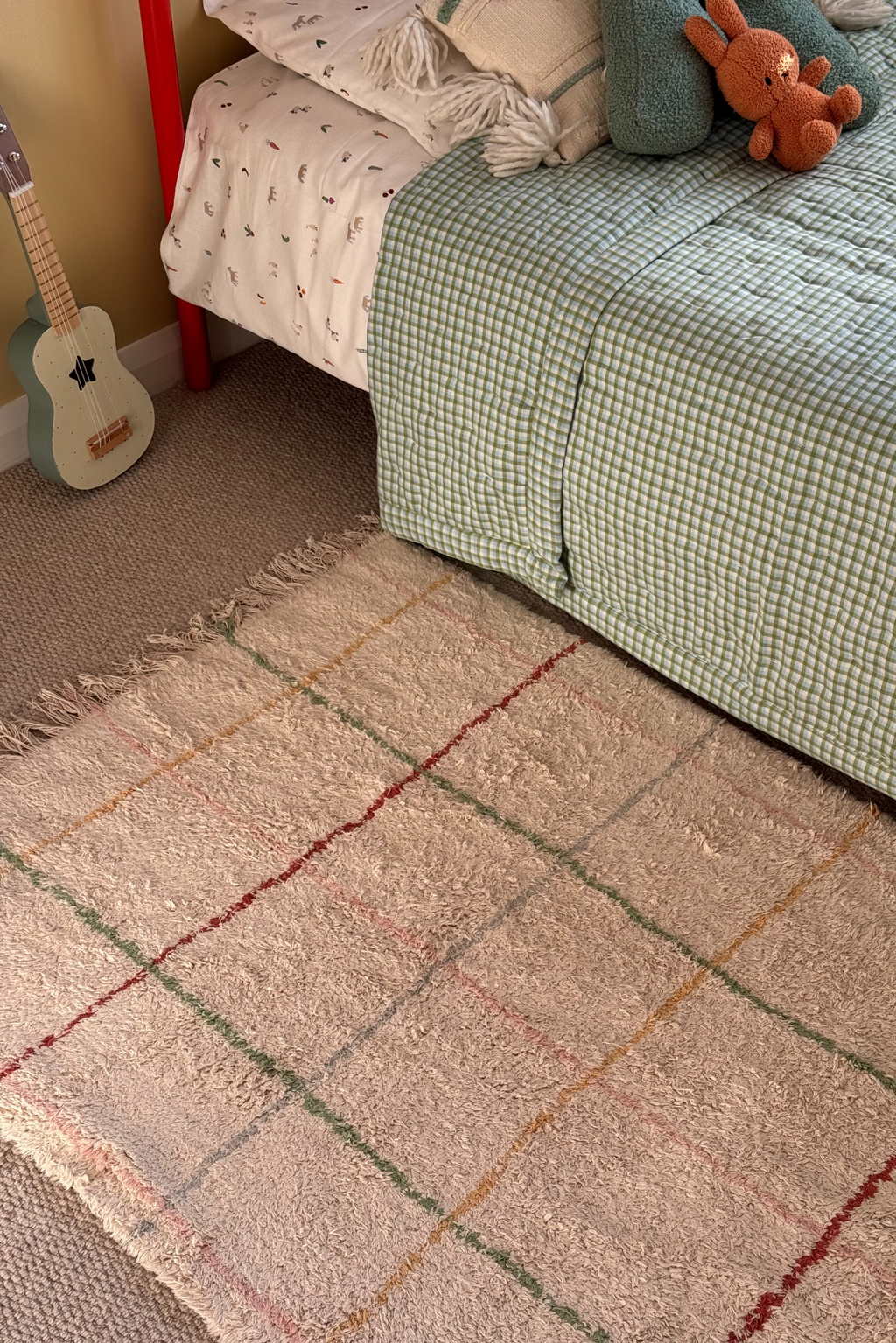 WASHABLE AREA RUG COLOR LINES