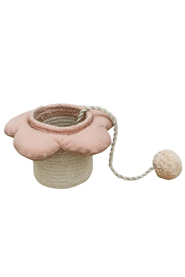 CUP & BALL FLOWER TOY-Textile Toys-By Lorena Canals-1