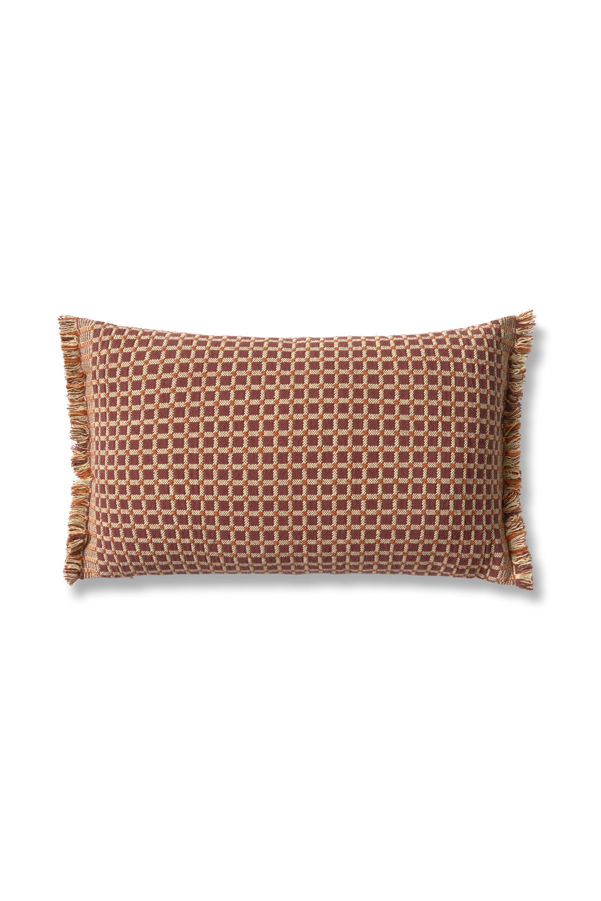 CUSHION CHECKER MARSALA