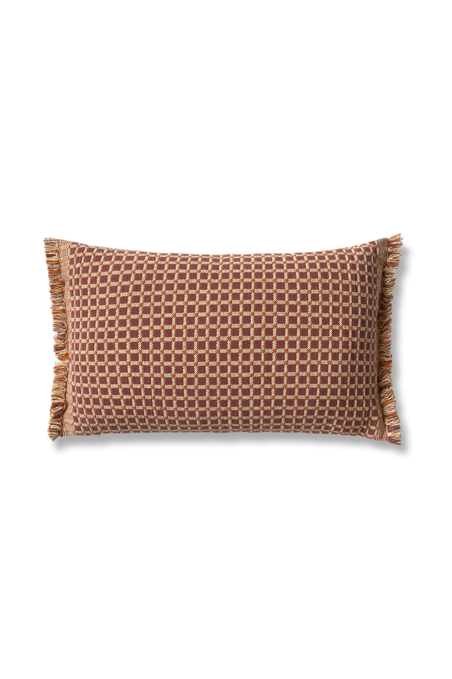 CUSHION CHECKER MARSALA