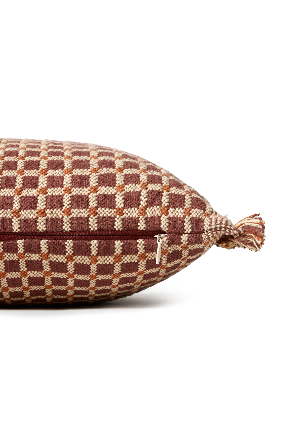 CUSHION CHECKER MARSALA