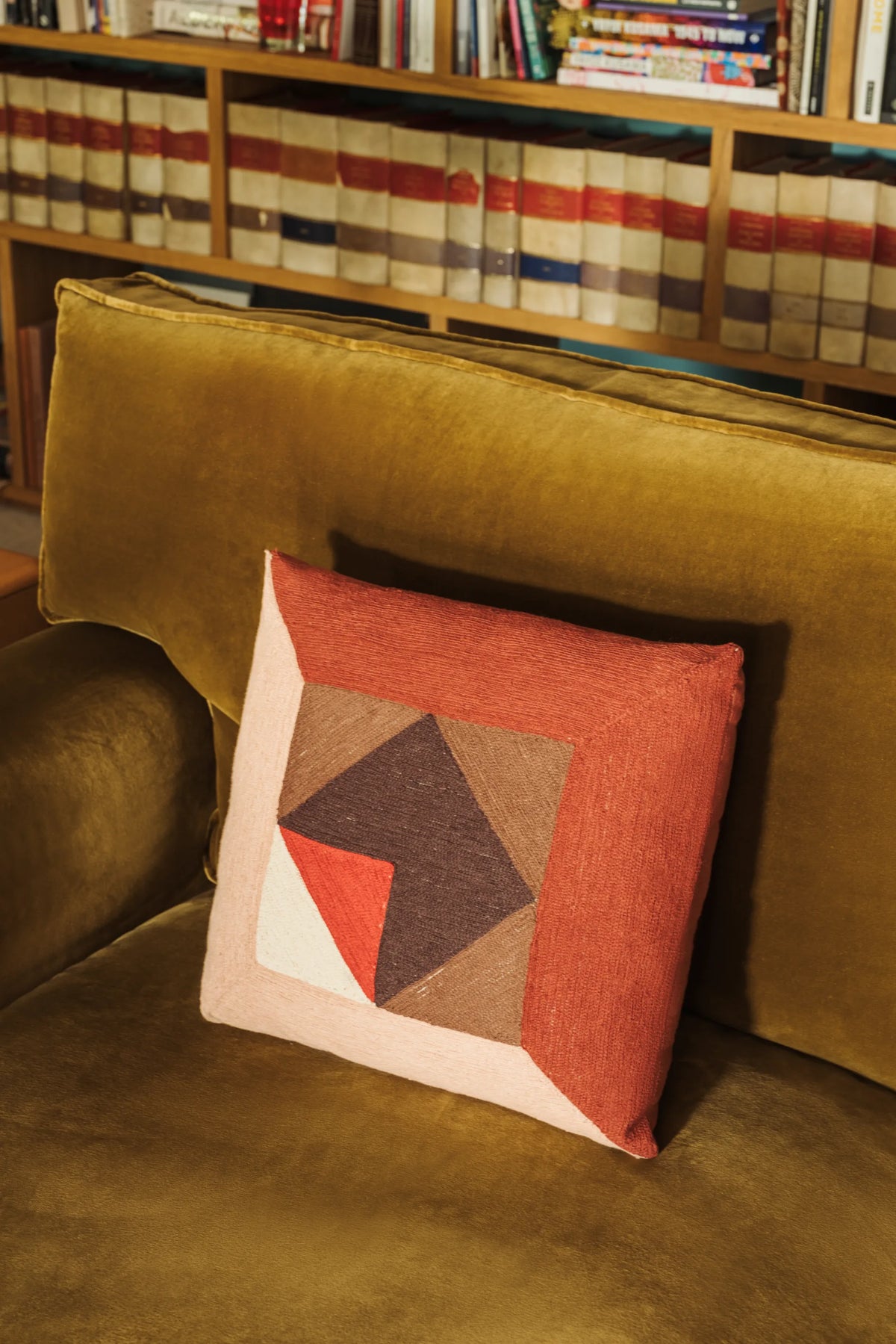 Cushion Tessera Red