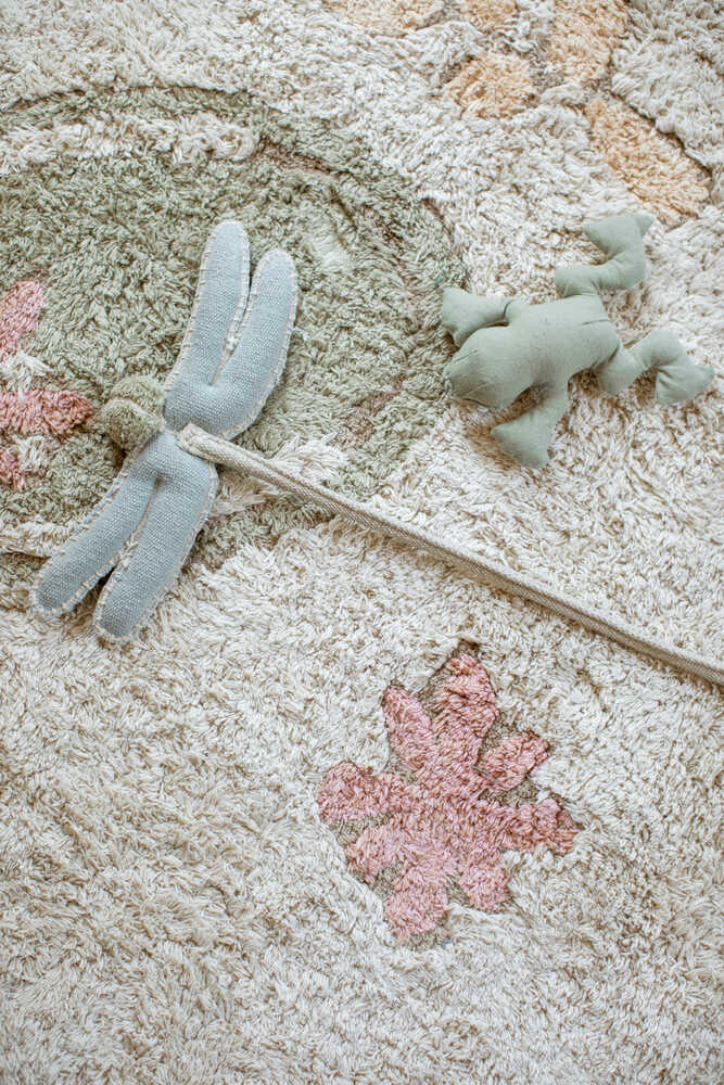 DRAGONFLY WAND SOFT BLUE-Textile Toys-Lorena Canals-3