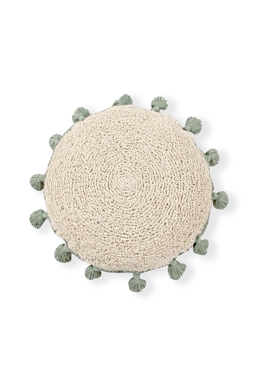 FLOOR CUSHION CIRCLE GREEN