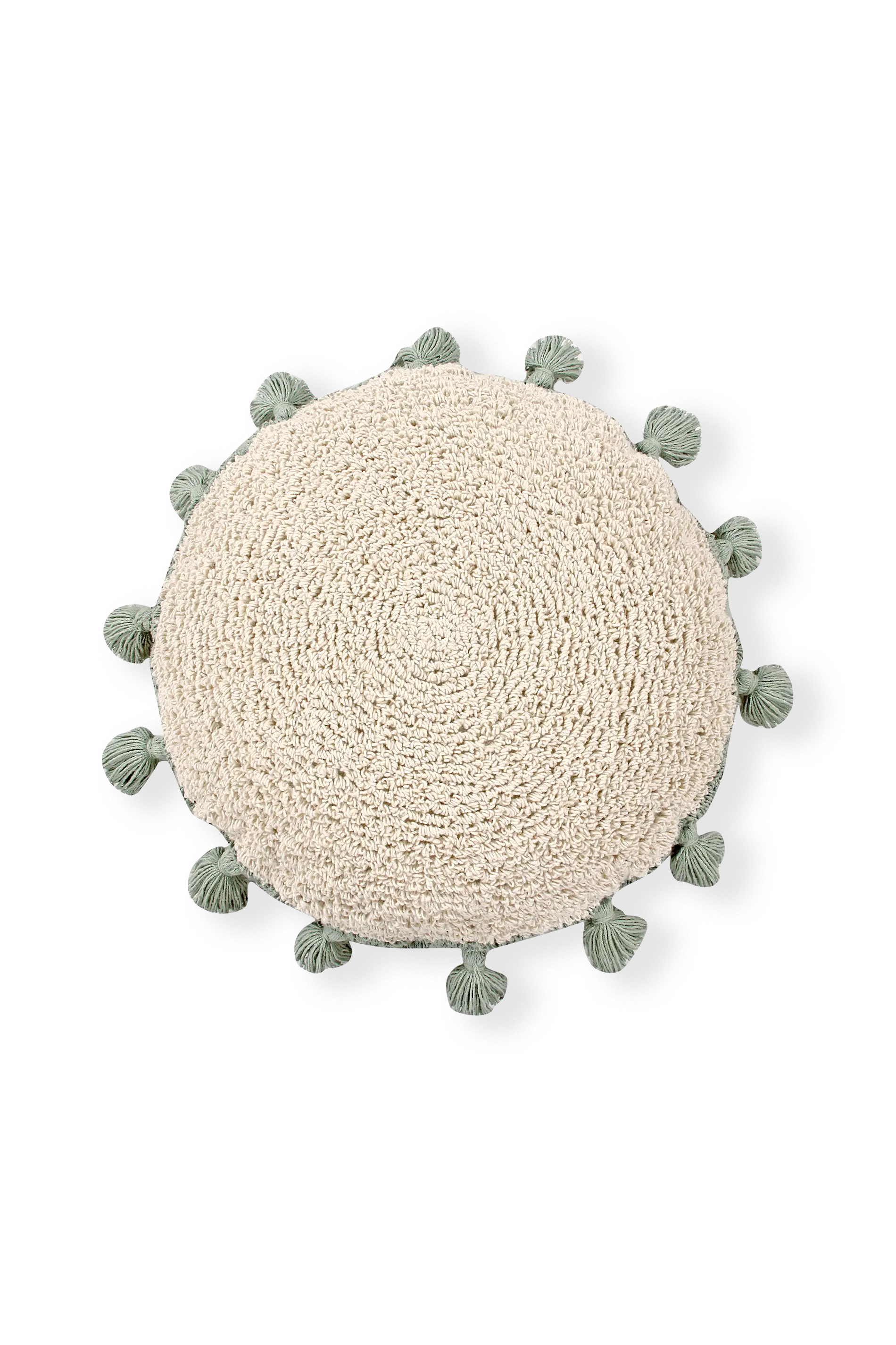 FLOOR CUSHION CIRCLE GREEN