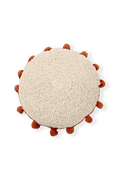 FLOOR CUSHION CIRCLE TERRACOTA