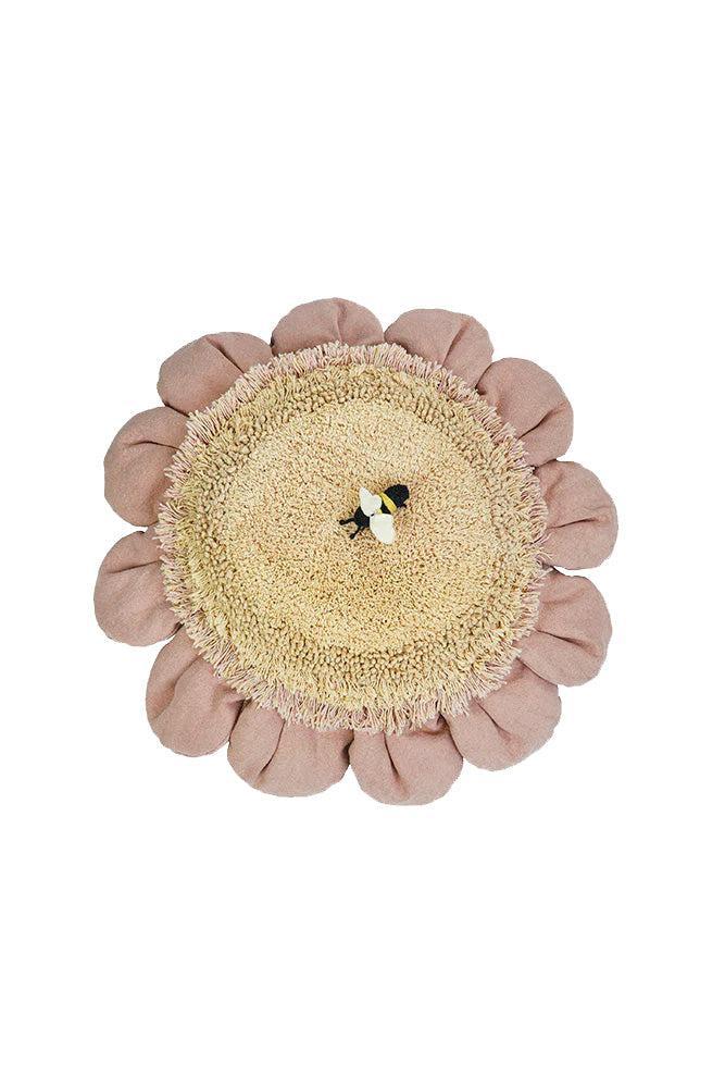 Floor cushion Pink Daisy-Cushions-By Lorena Canals-1