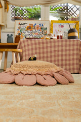 Floor cushion Pink Daisy-Cushions-By Lorena Canals-3