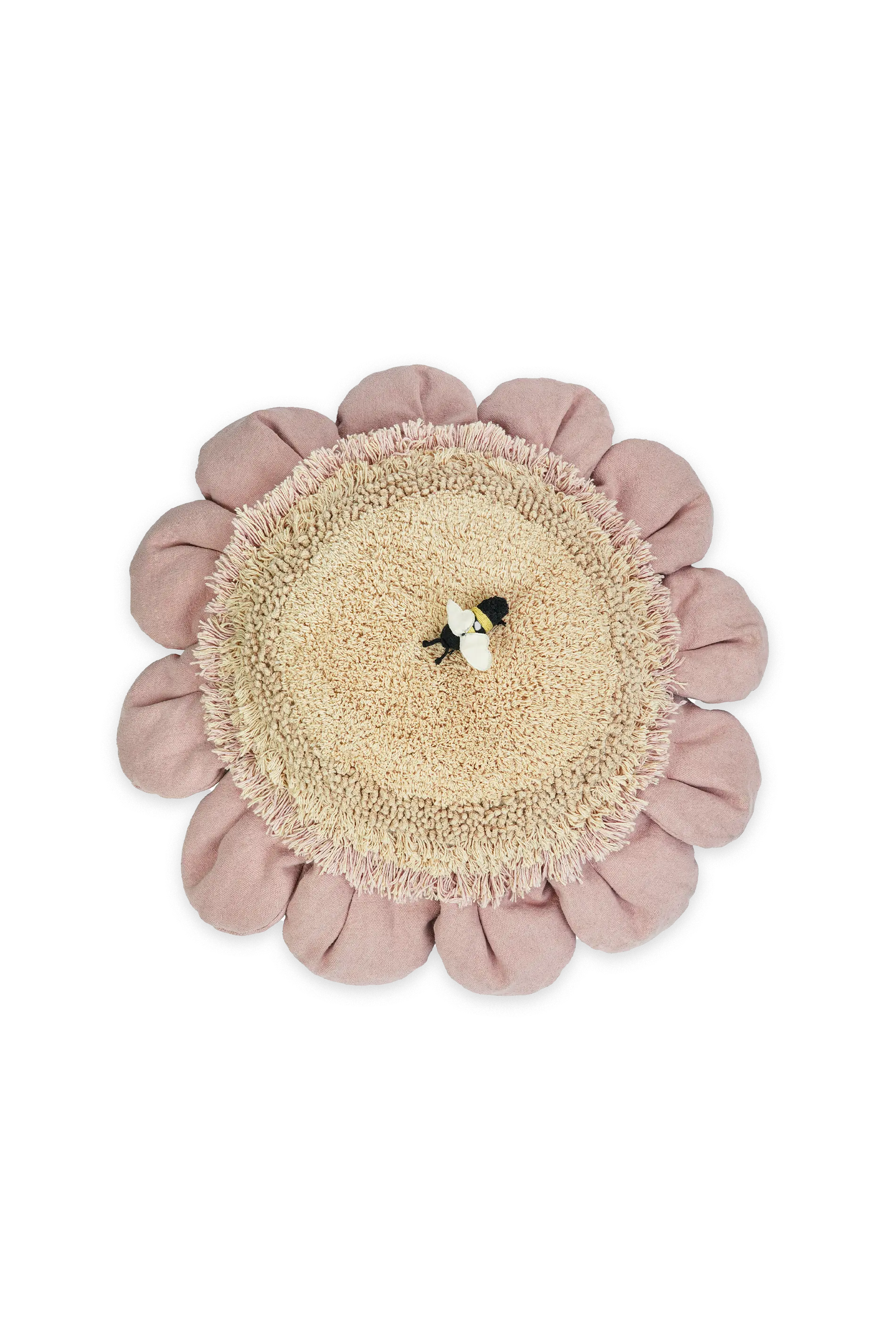 FLOOR CUSHION PINK DAISY