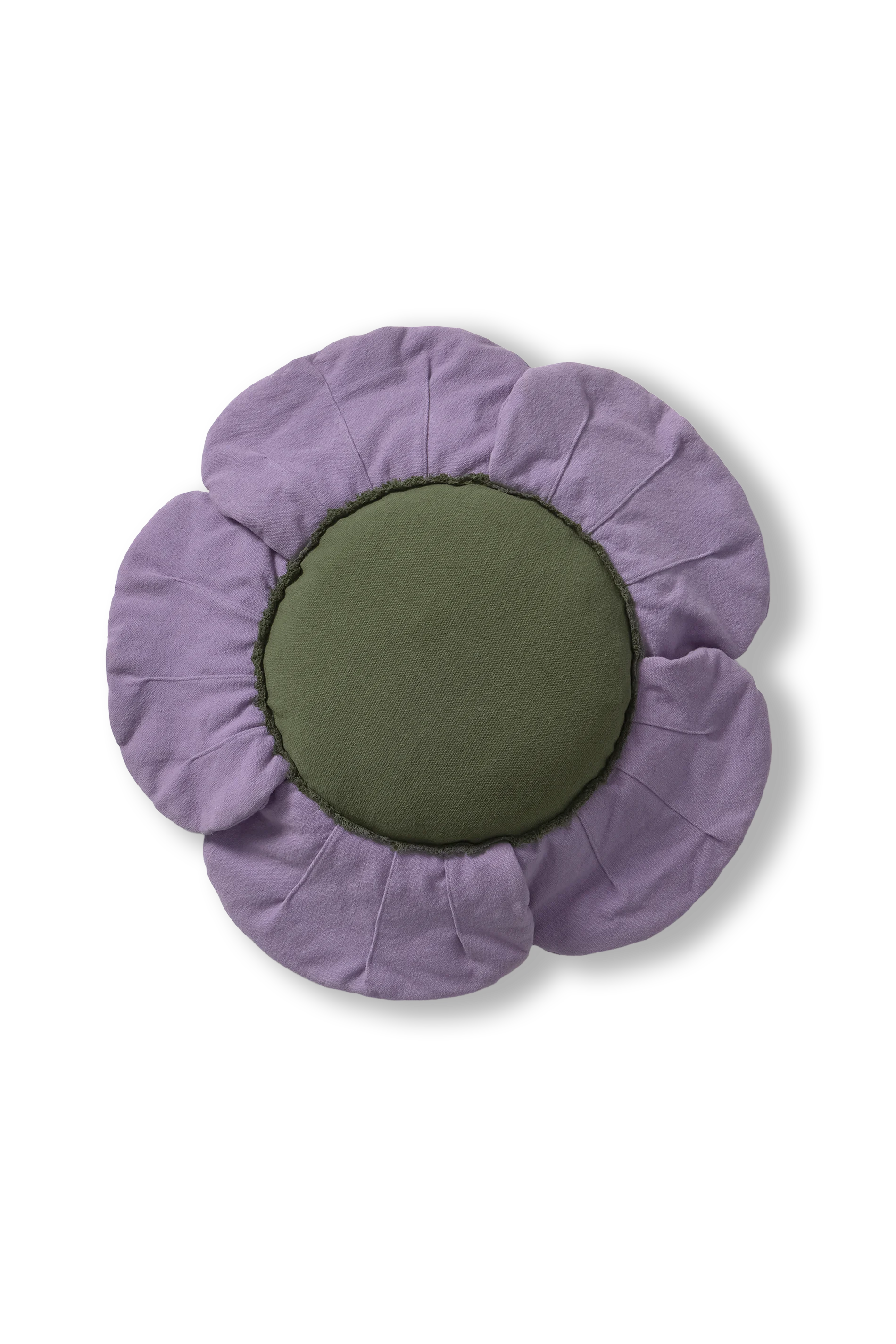 FLOOR CUSHION PURPLE POPPY