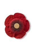 FLOOR CUSHION RED POPPY