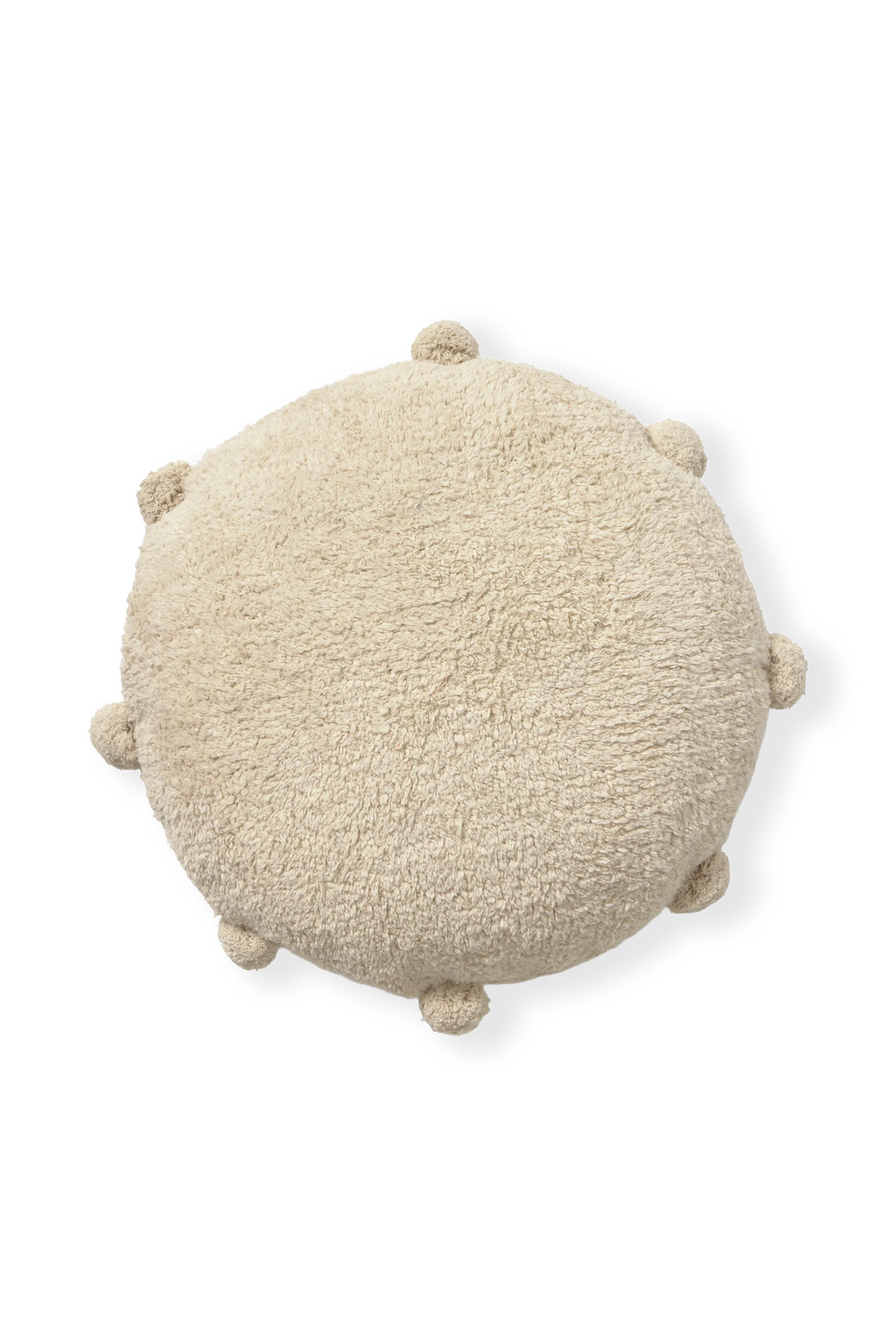 FLOOR CUSHION BUBBLY NATURAL
