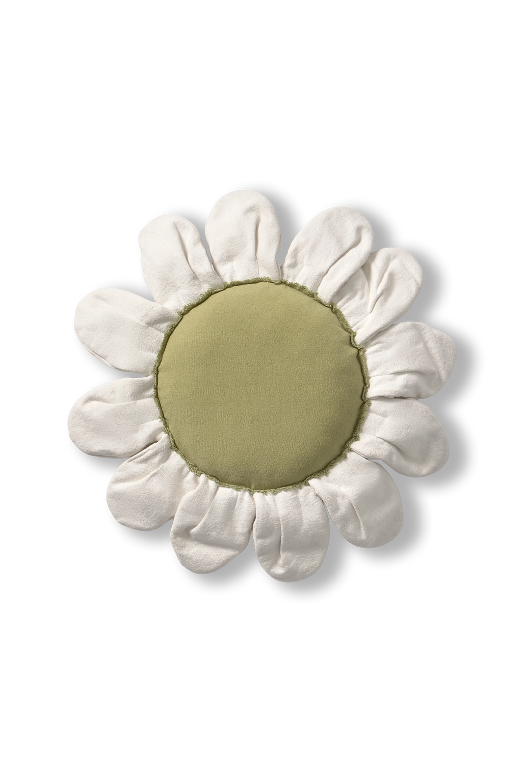 FLOOR CUSHION WHITE DAISY
